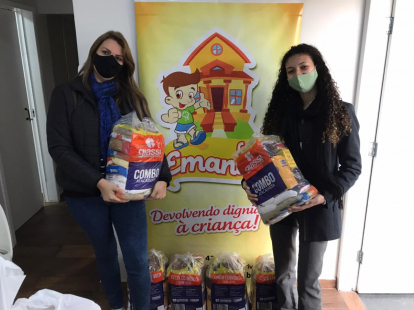 Doações em parceria com o Instituto Unimed Santa Catarina - Filial Joinville