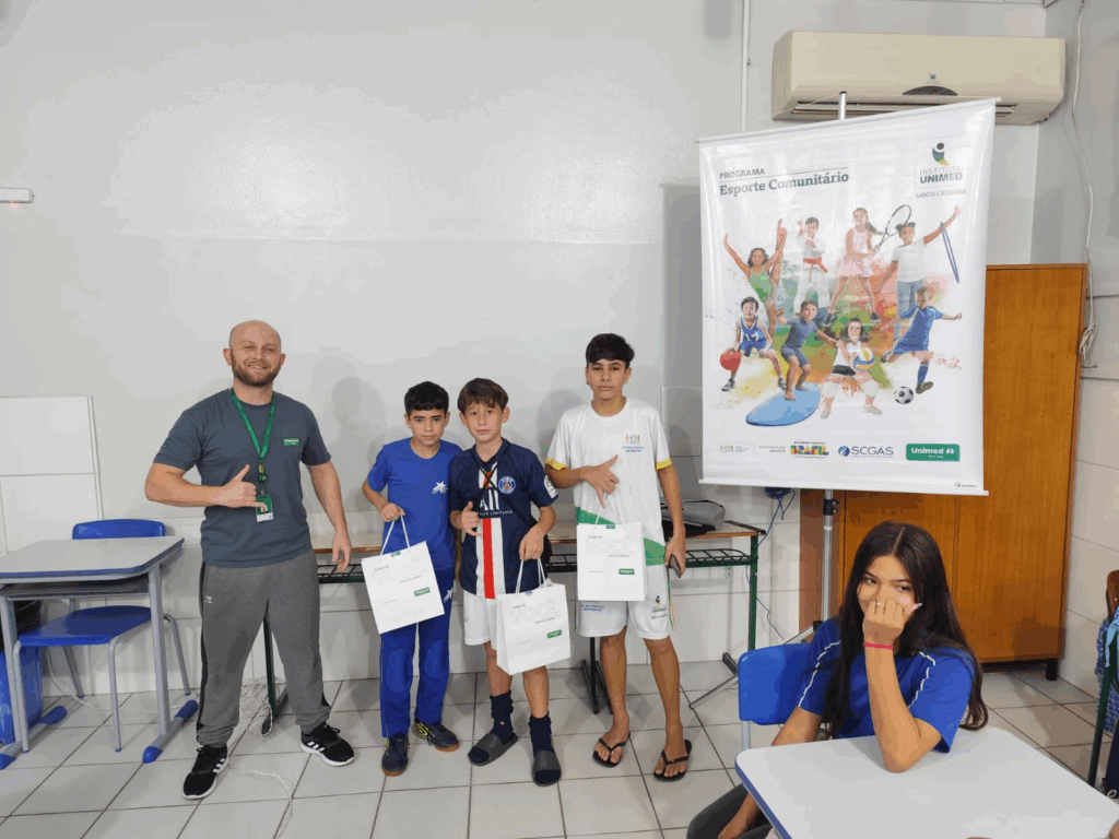 Oficinas para os alunos do Programa Esporte Comunitário – Filial Alto Vale